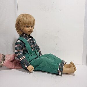 Annette Himstedt "Bastian" Boy Doll Children Barefoot Collection 1980's